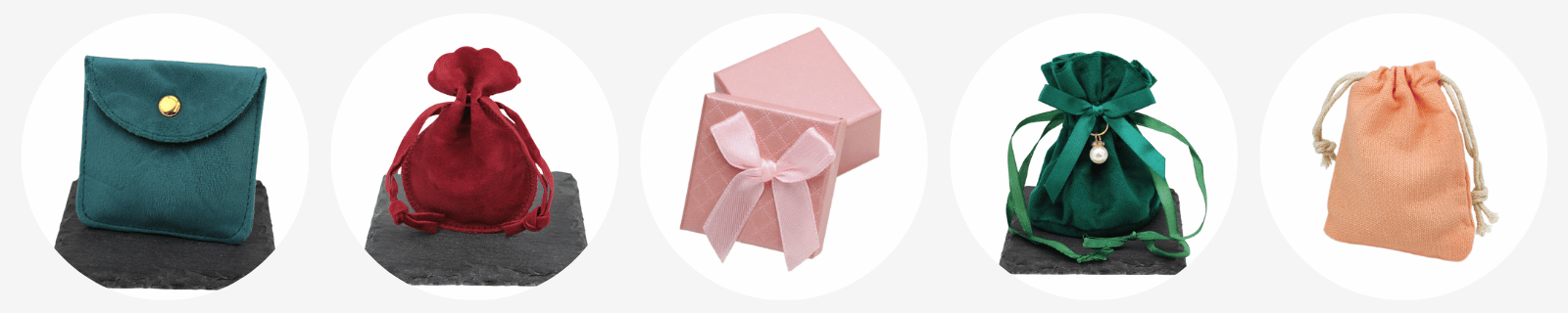 Woreczki i kieszonki ozdobne, welurowe, aksamitne na prezent, na biżuterię.