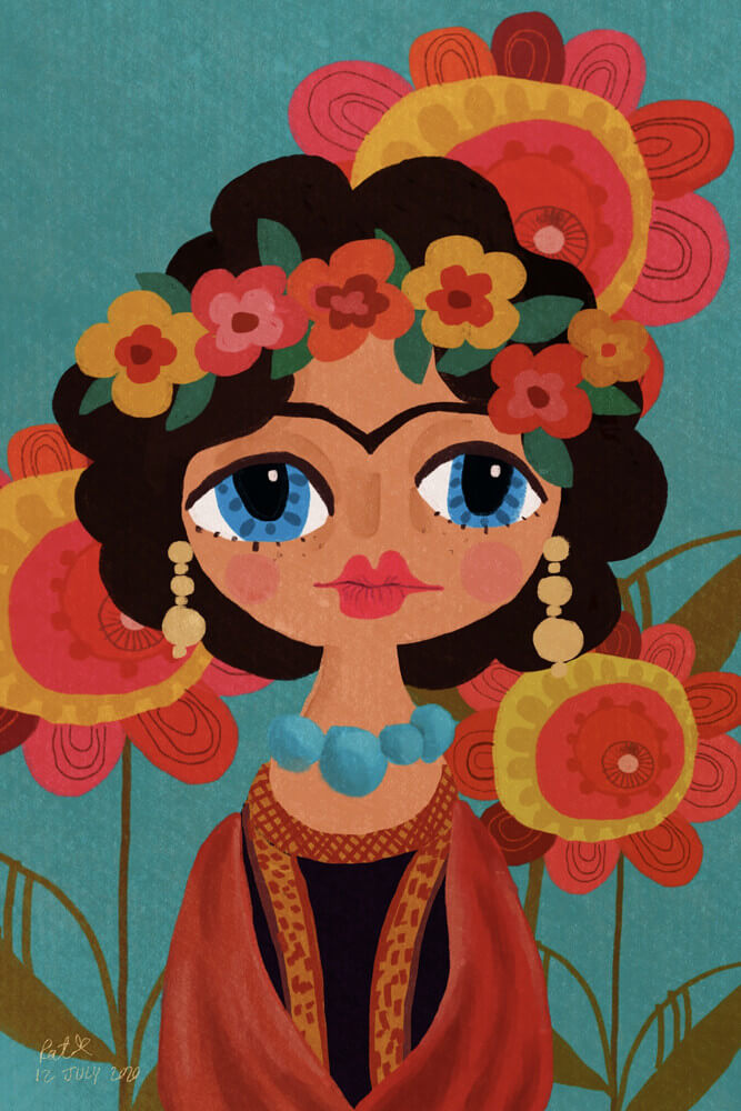 Frida Kahlo — inspirująca kobieta pełna barw