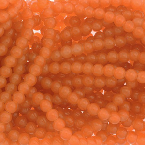 Kwarcowe koraliki w kolorze pomarańczowym