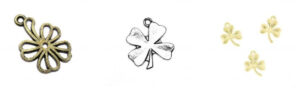 Symbole w biżuterii - zawieszki z czterolistną koniczyną 