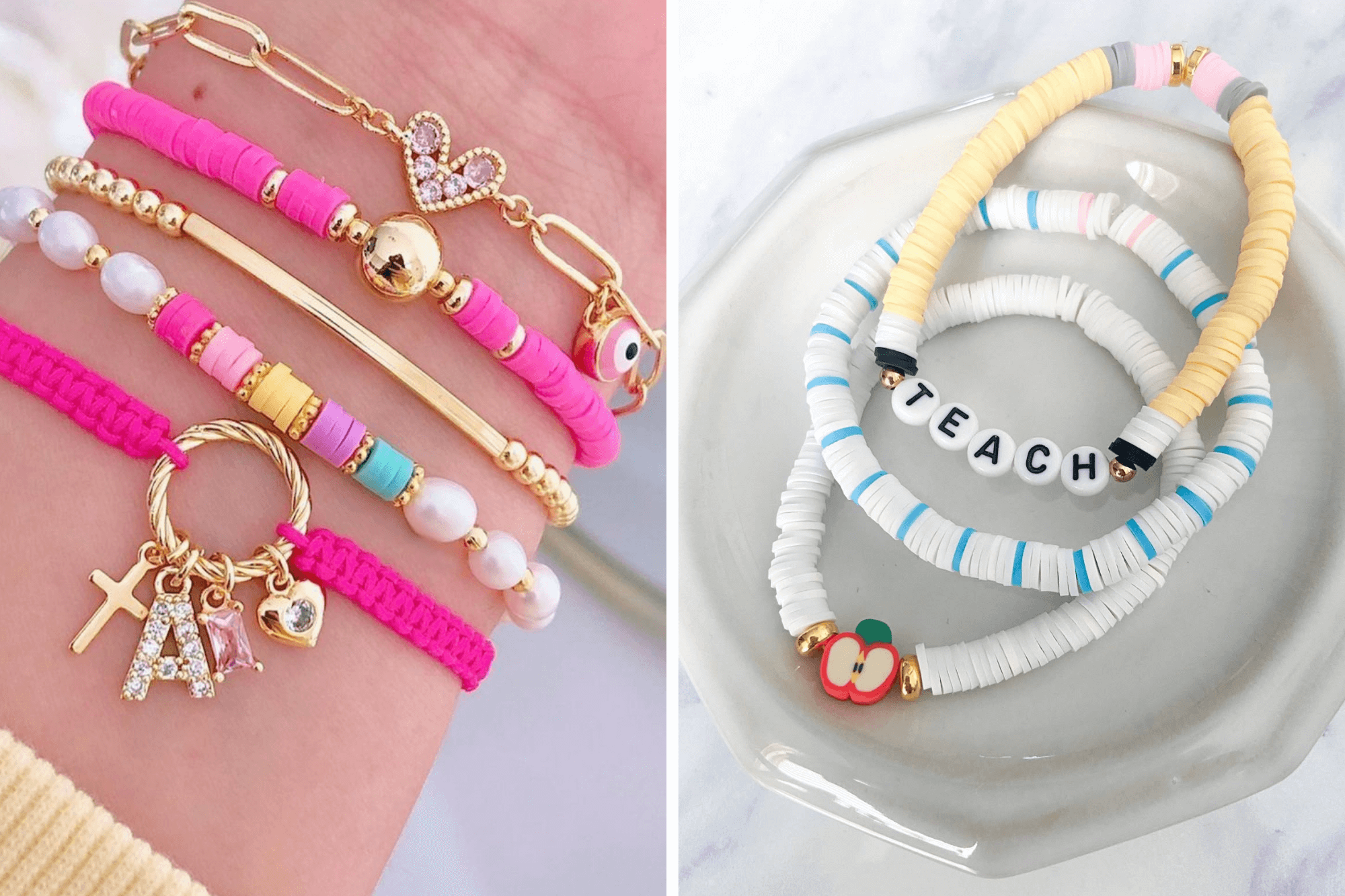 Bransoletka na prezent na dwa sposoby co dzień lub jako szkolny dodatek.