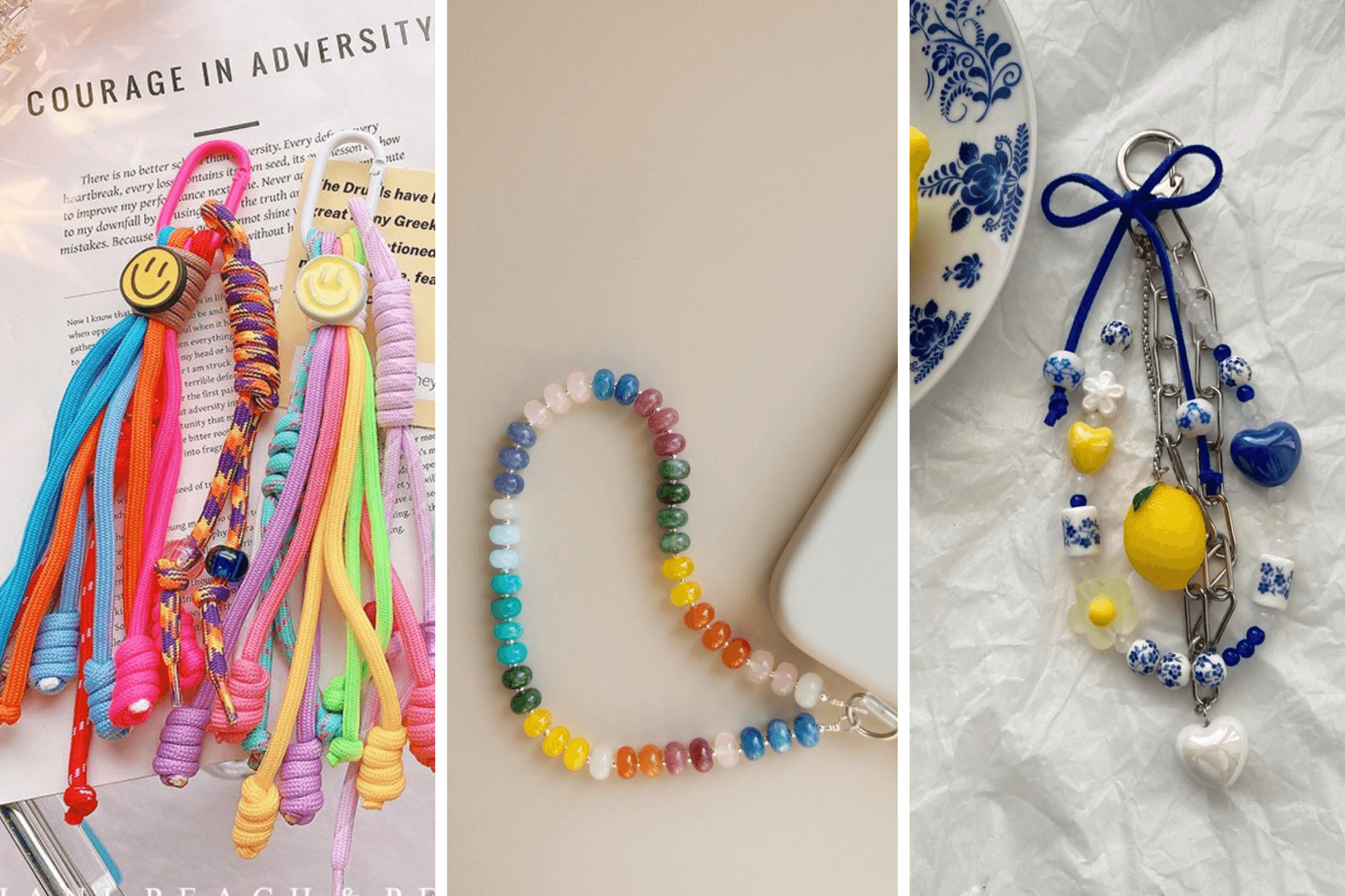 Kolorowy brelok - mody prezent dla nauczyciela