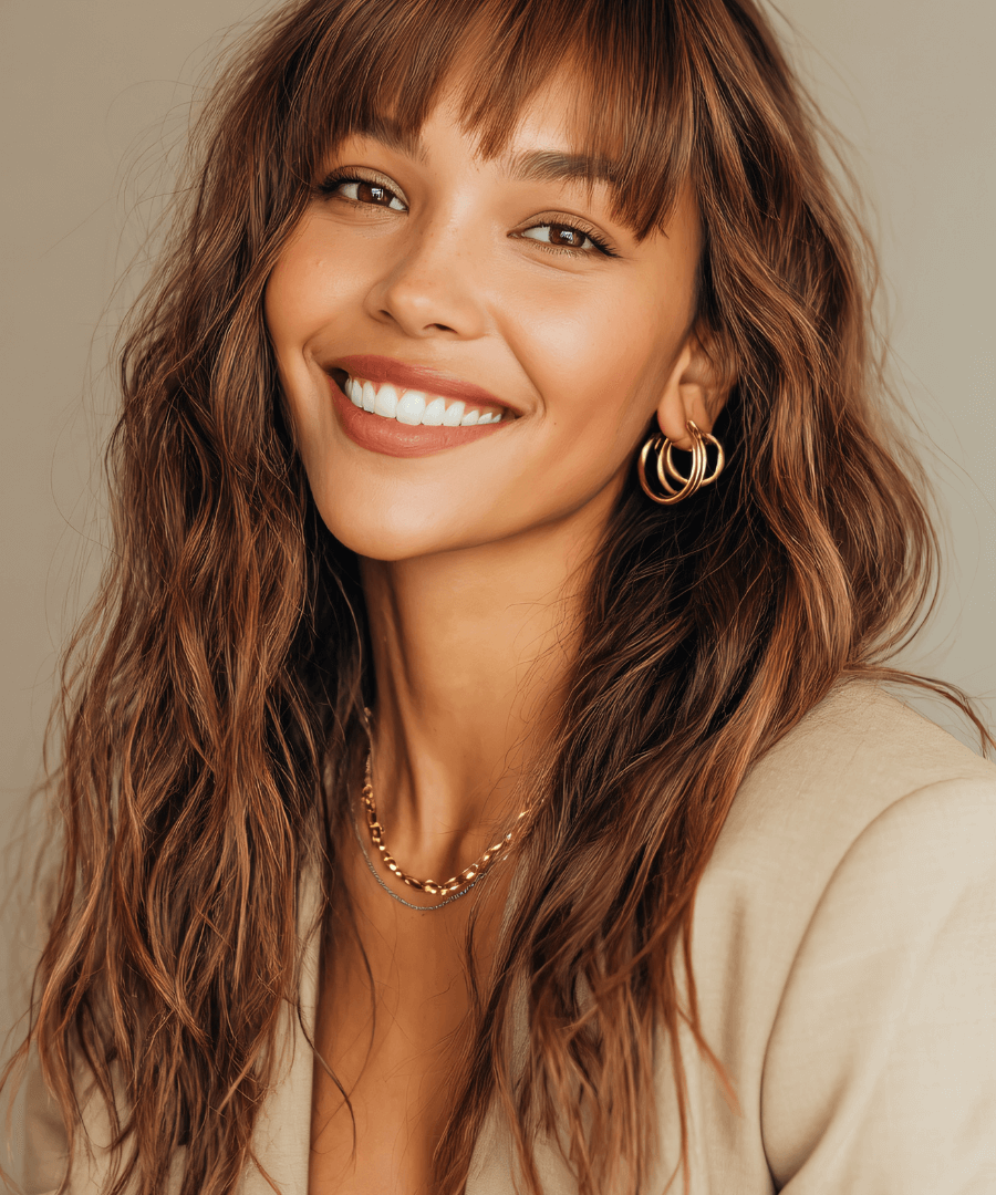 Złota biżuteria to najlepszy wybór do brązowych stylizacji