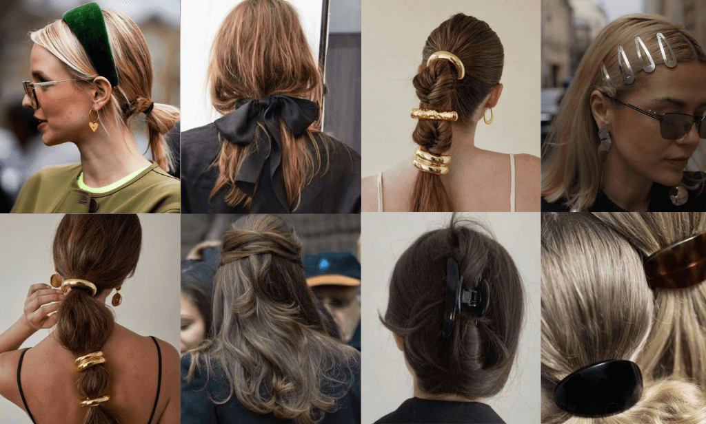 Dodatki do włosów - klamry, spinki, opaski