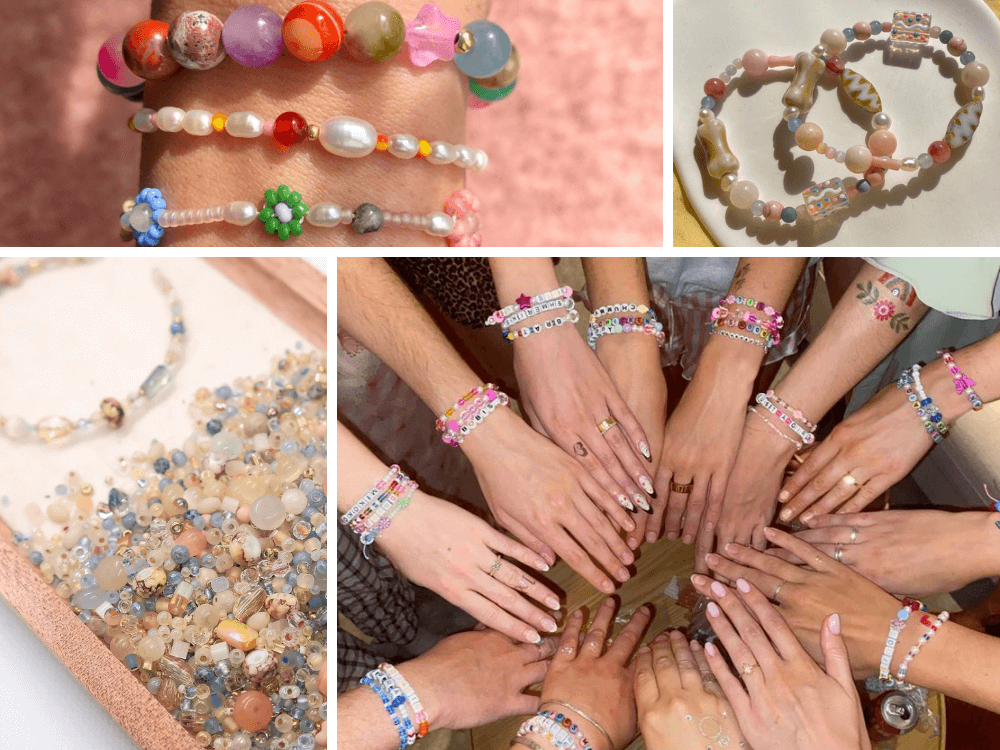 Bransoletki na gumce z kolorowych koralików - pomysł na wieczór z rękodziełem