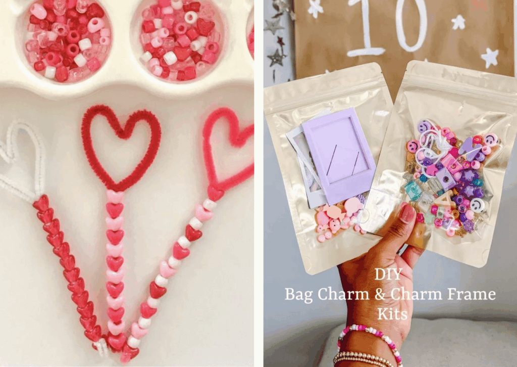 Zabawy z koralikami dla dzieci na ferie i walentynki