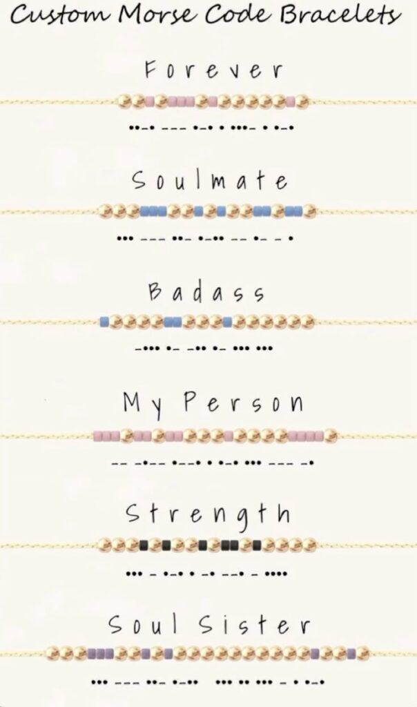 Jak zakodować wiadomość w biżuterii kodem Morsea